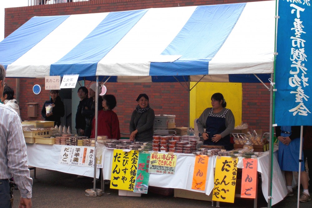 下妻市観光物産会　イベント出店の様子